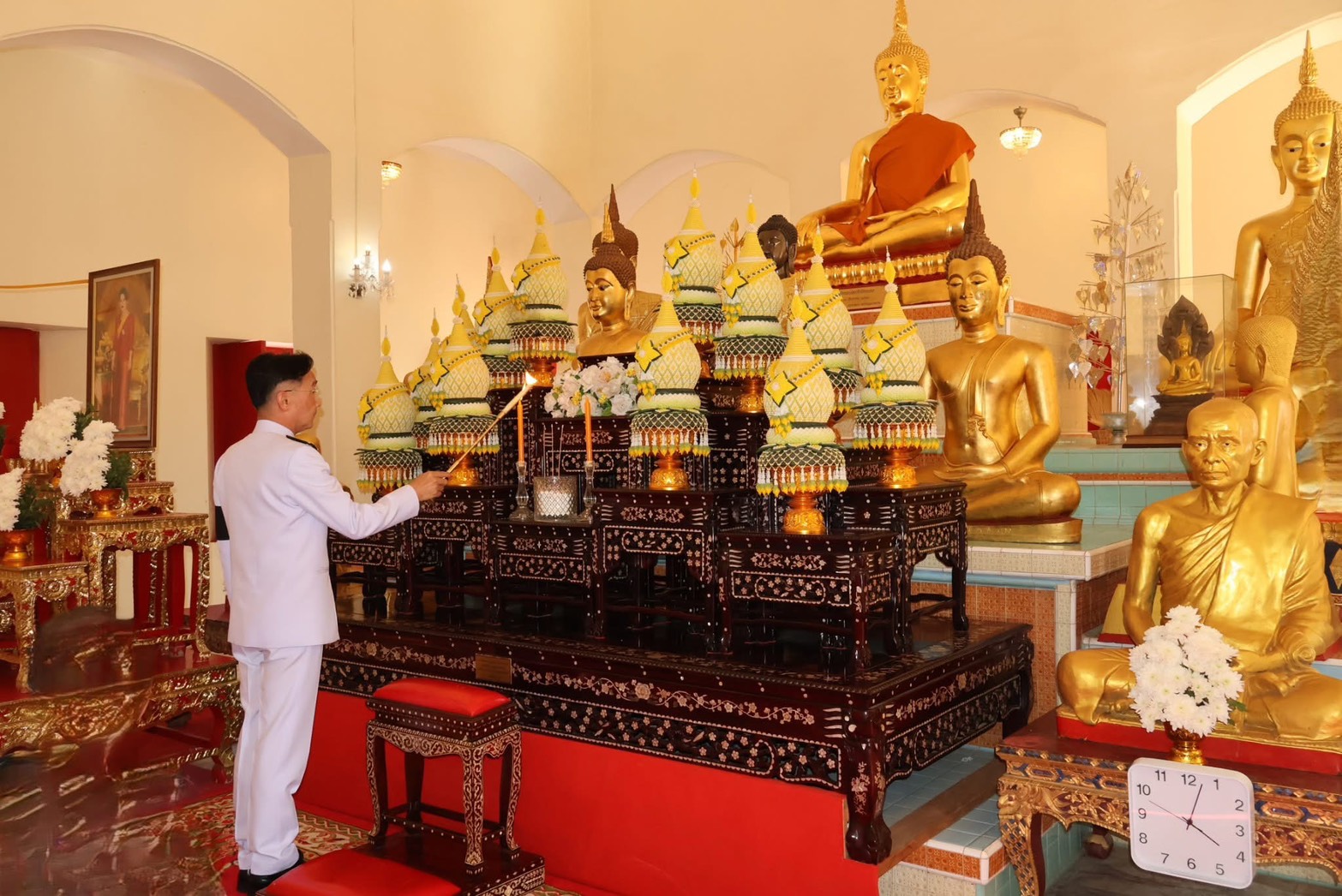 title - ส.ป.ก.ยโสธร ร่วมพิธีบำเพ็ญกุศล ในวาระครบ 100 วัน (สตมวาร) แห่งการสวรรคต เพื่ออุทิศถวายเป็นพระราชกุศล แด่สมเด็จพระนางเจ้าสิริกิติ์ พระบรมราชินีนาถ พระบรมราชชนนีพันปีหลวง